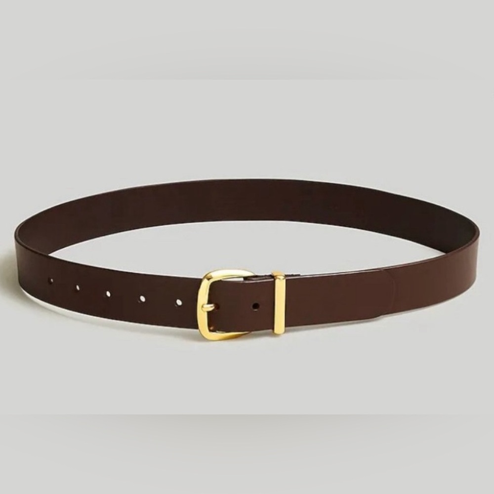 Madewell The Essential Wide Leather
Belt Chocolate Raisin